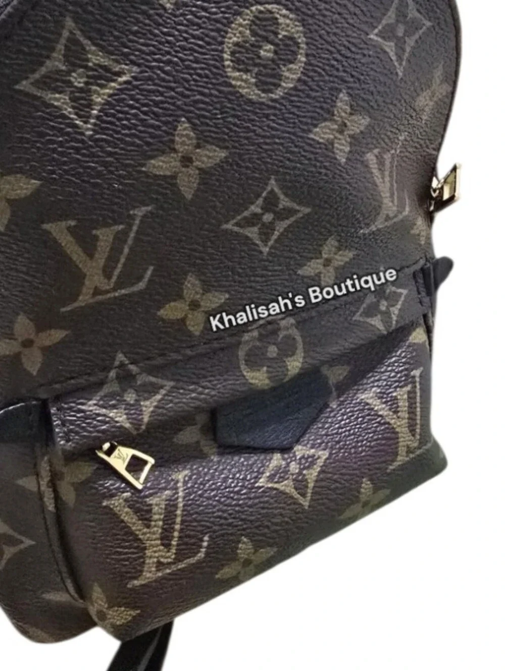 Authenticated Louis Vuitton PALM MONOGRAM SPRINGS MINI Backpack Bumbag Crossbody